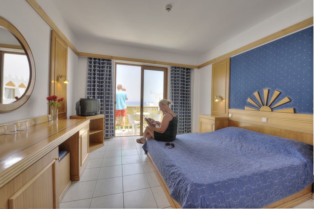 Alfa Hotel Kolymbia Bagian luar foto