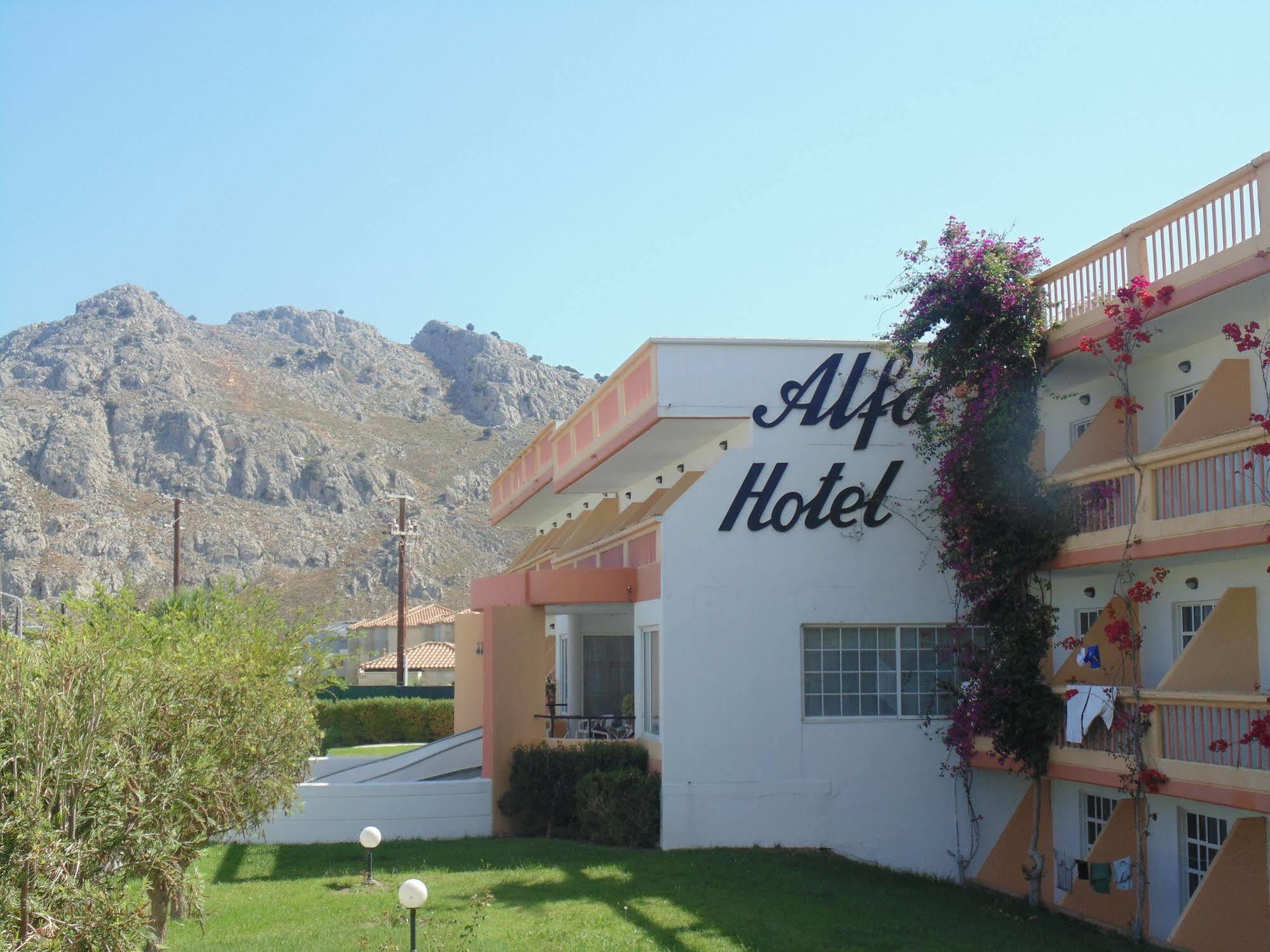 Alfa Hotel Kolymbia Bagian luar foto