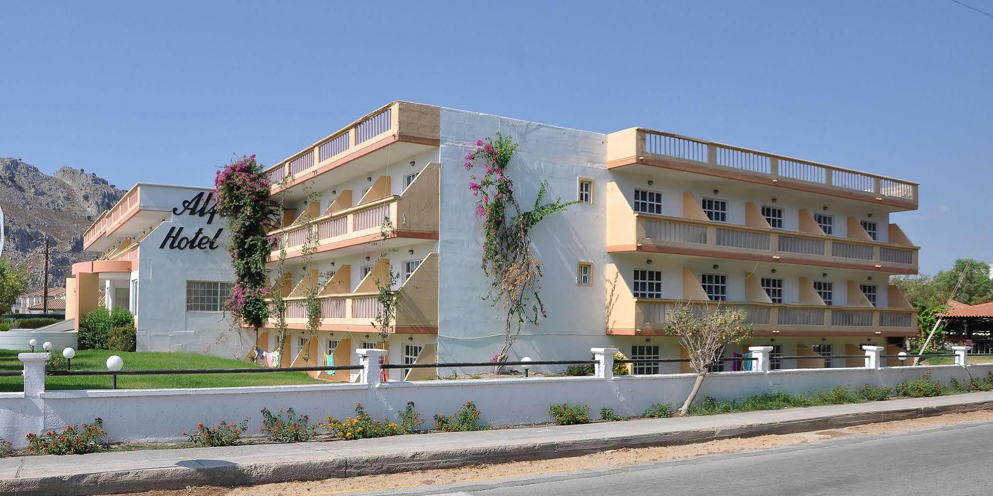 Alfa Hotel Kolymbia Bagian luar foto