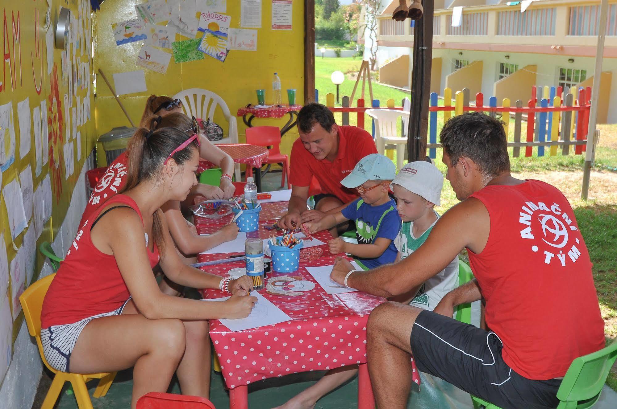 Alfa Hotel Kolymbia Bagian luar foto