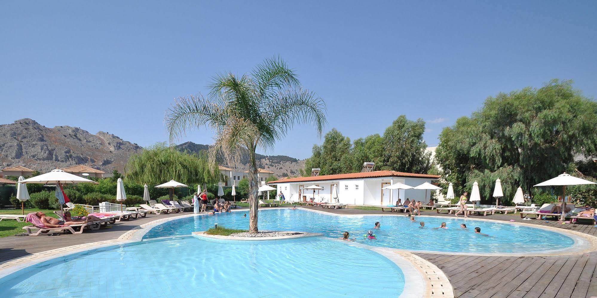 Alfa Hotel Kolymbia Bagian luar foto