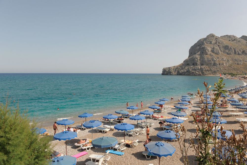 Alfa Hotel Kolymbia Bagian luar foto
