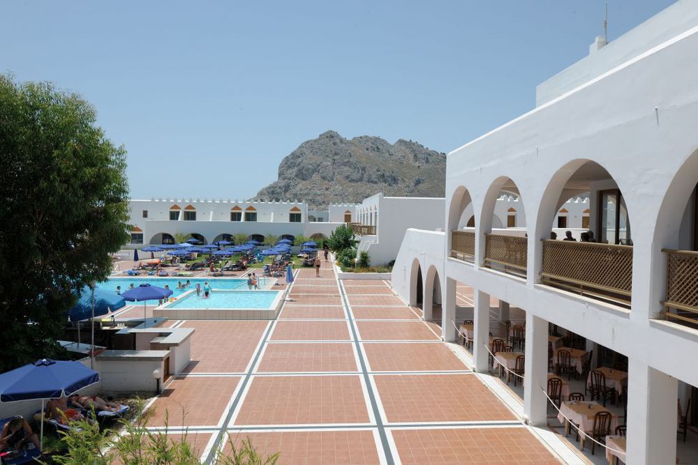 Alfa Hotel Kolymbia Bagian luar foto