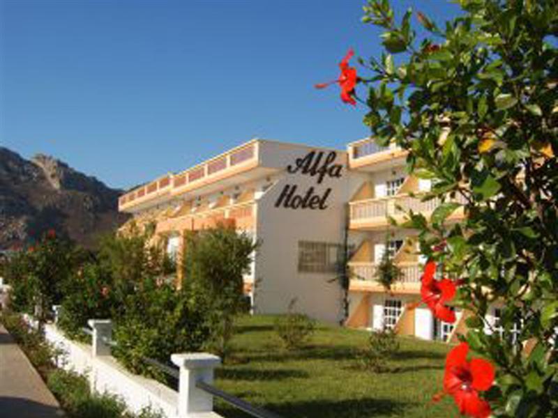 Alfa Hotel Kolymbia Bagian luar foto